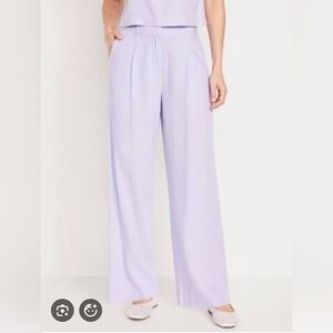 Old Navy Light Purple Wide-Leg Women's Pants